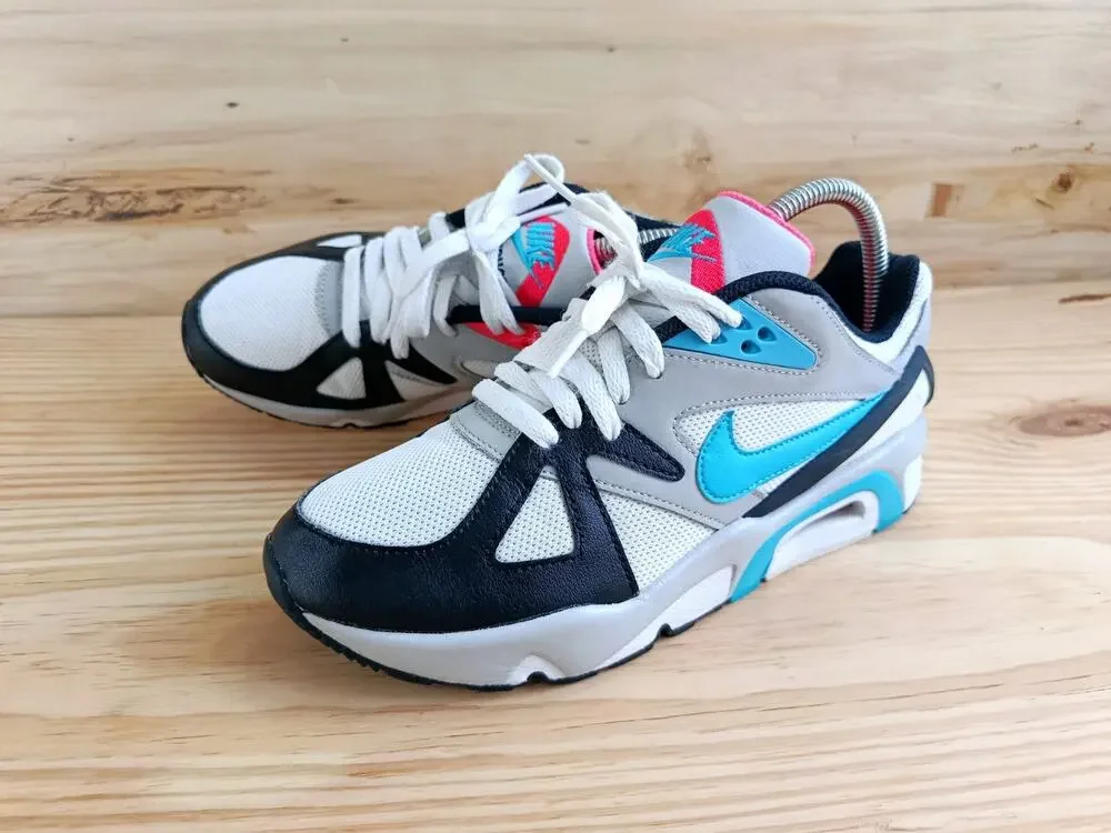 Nike Air Structure Triax 91 OG Neo Teal White GS Size 6Y Running Sneaker
